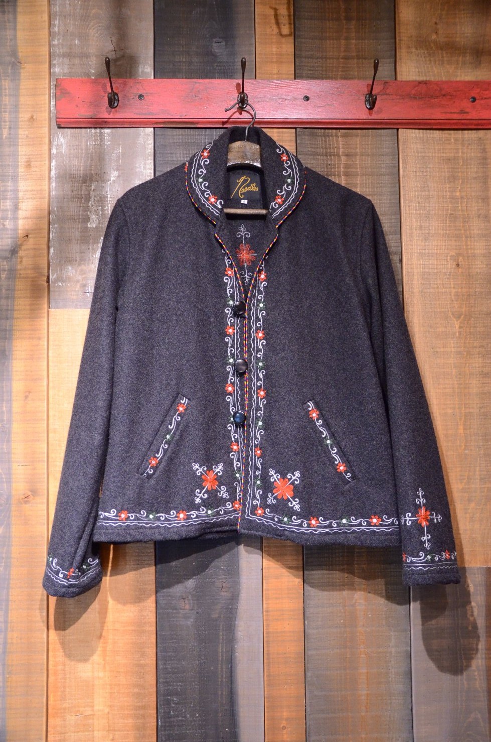 Vol.9 NEEDLES Wool Embroidered Jacket Made in India - 千葉市の ...