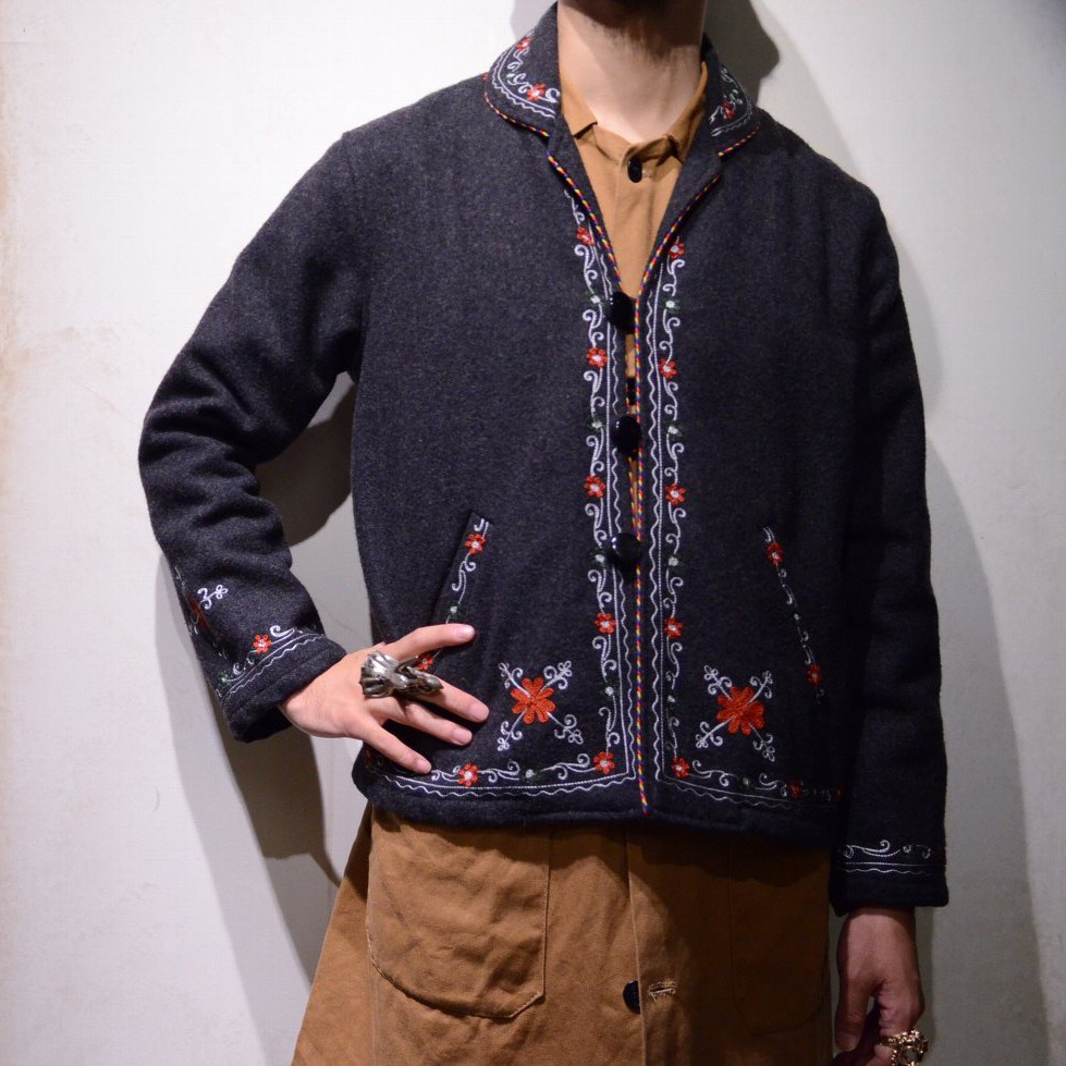 Vol.9 NEEDLES Wool Embroidered Jacket Made in India - 千葉市の ...